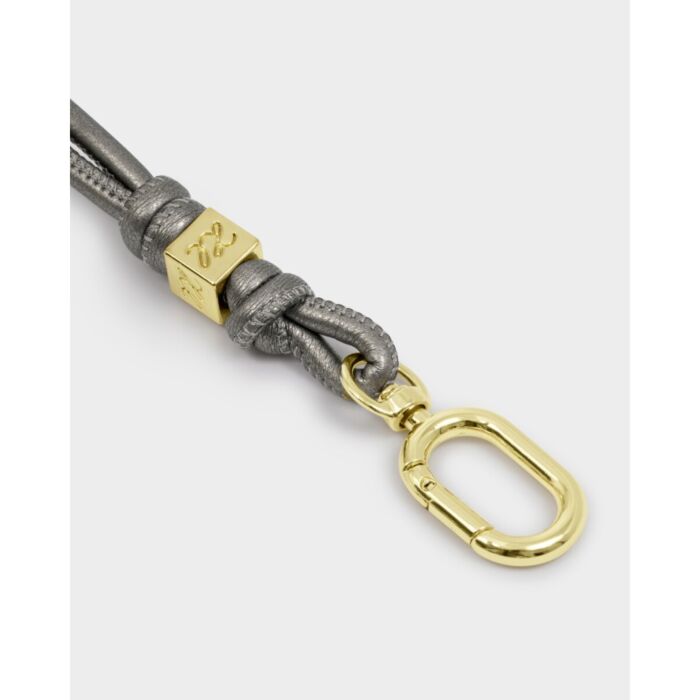 Katie Loxton Gia Bag Charm Keyring - Pewter